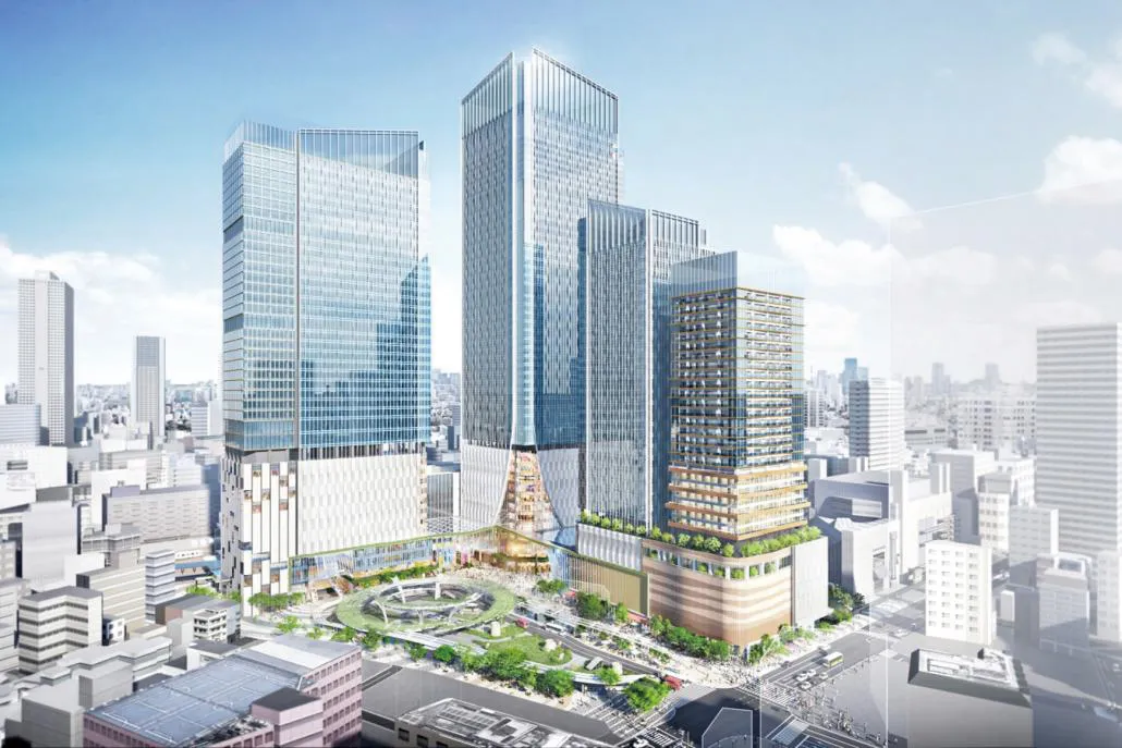 池袋駅西口再開発パース